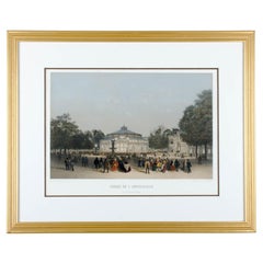Philippe BENOIST - Cirque de L'Impératrice, Paris- Antiker Druck 1861