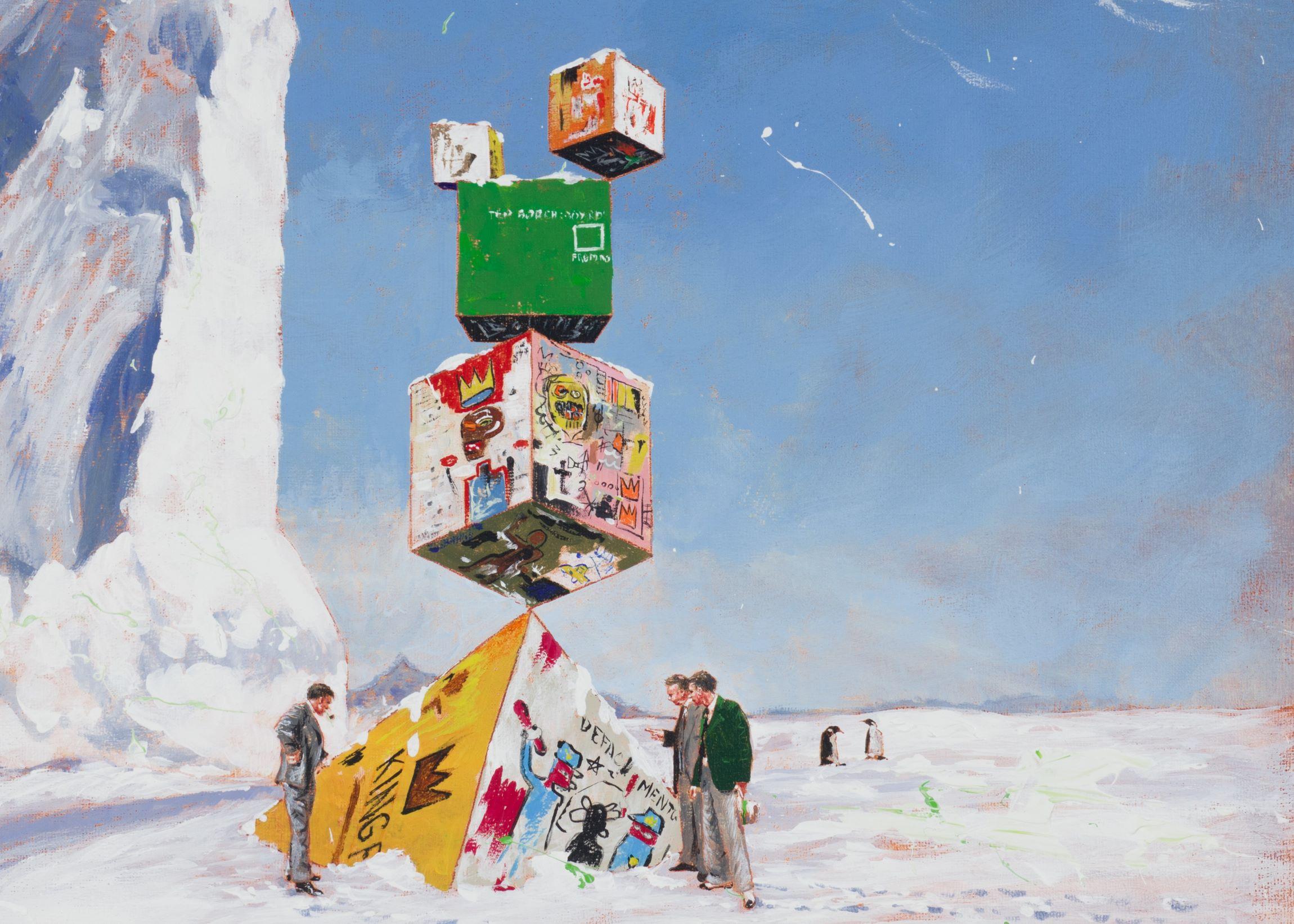 High Mountain Expo - Contemporary Painting by Philippe Bertho