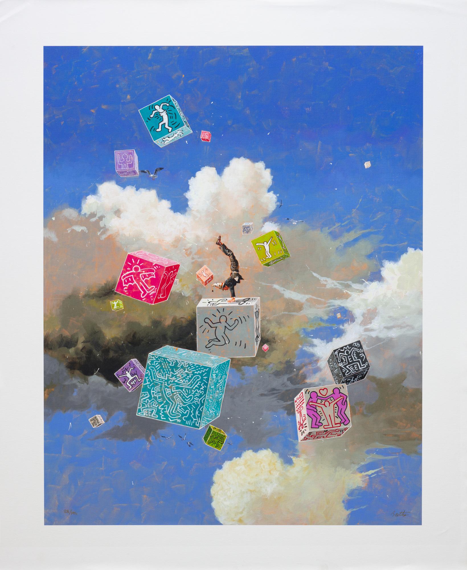 Haring Cube, 2022 - Print by Philippe Bertho