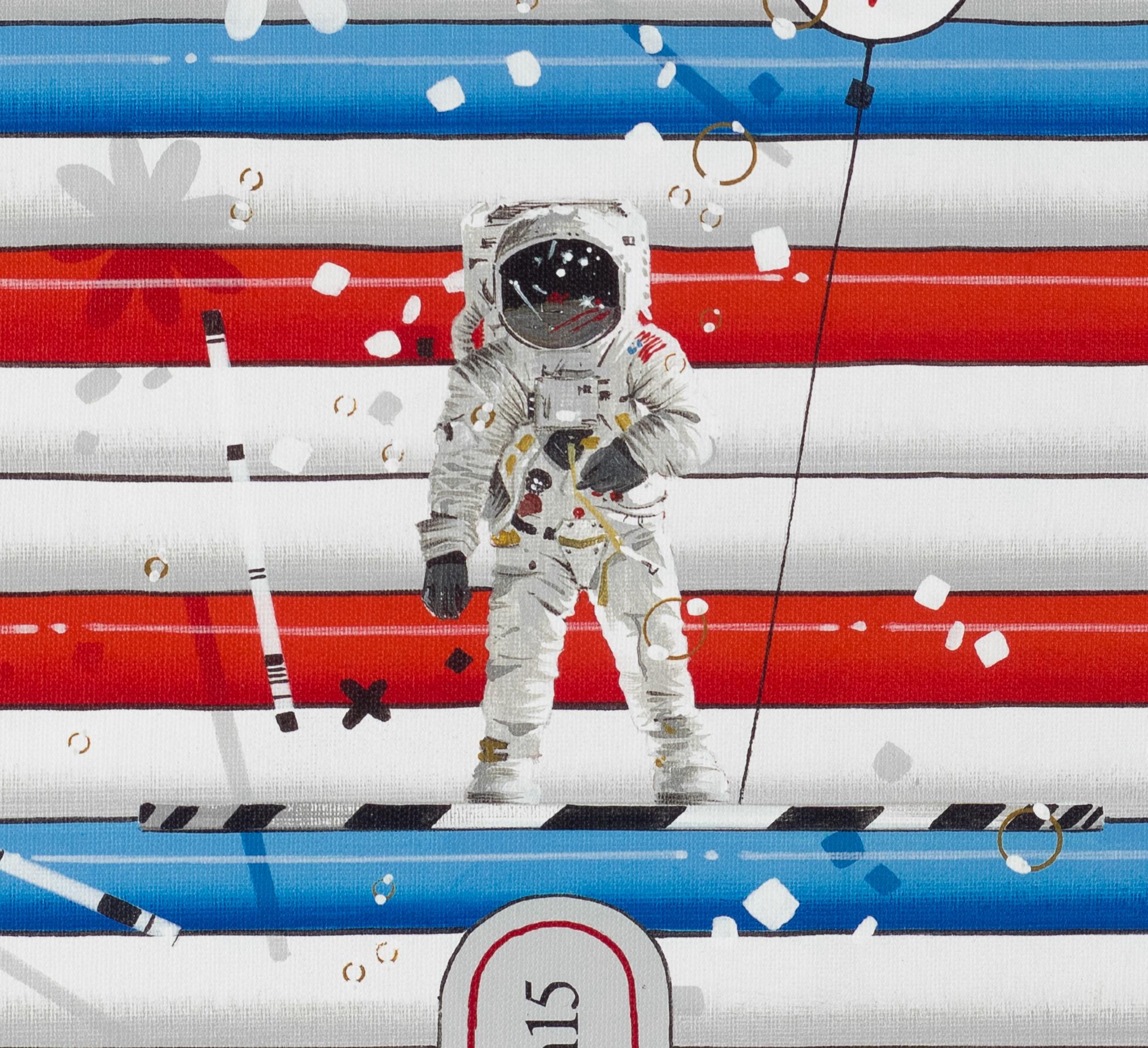 The Best-Looking Cosmonaut, 2018 - Contemporary Print by Philippe Bertho