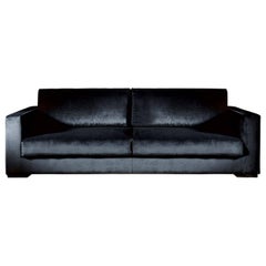 Philippe Black Sofa by Dom Edizioni 