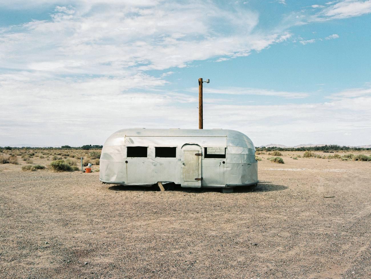 Philippe Blayo Color Photograph - Bagdad Cafe, 2022, Newberry Springs, CA, USA