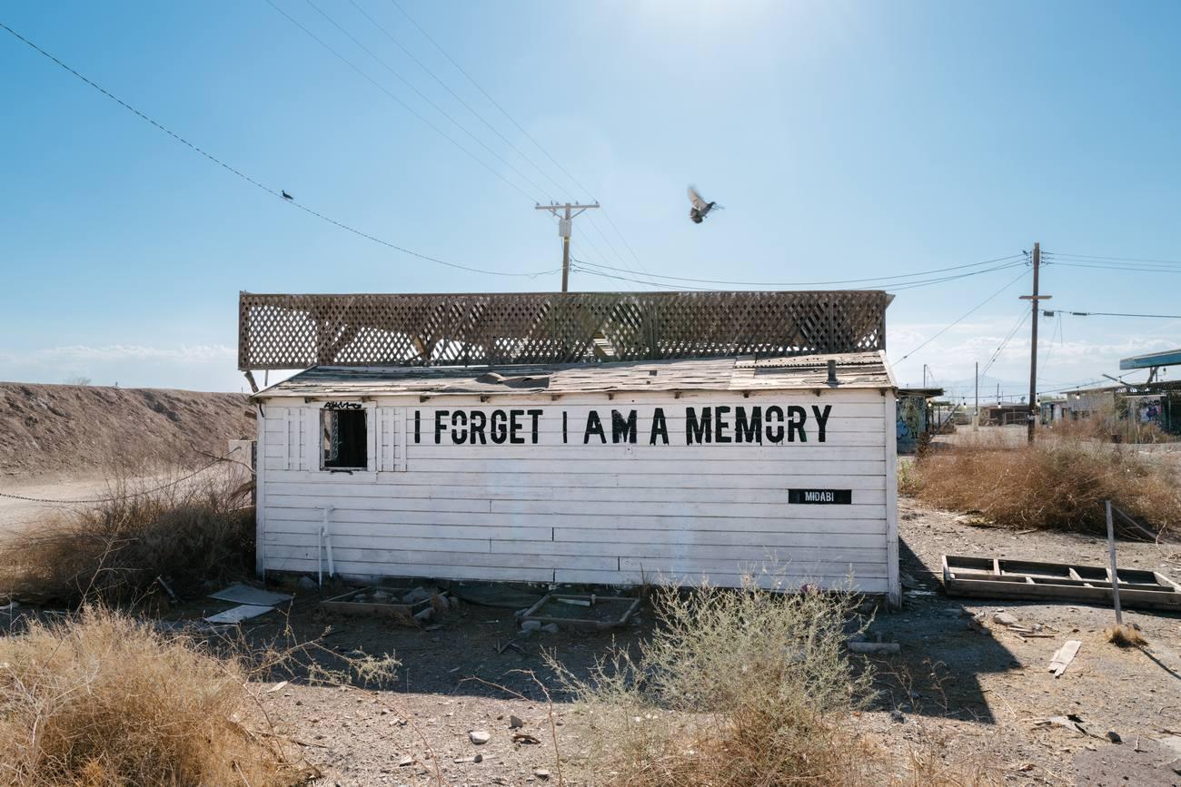 Philippe Blayo Color Photograph - Forget, 2022, Bombay Beach, CA, USA