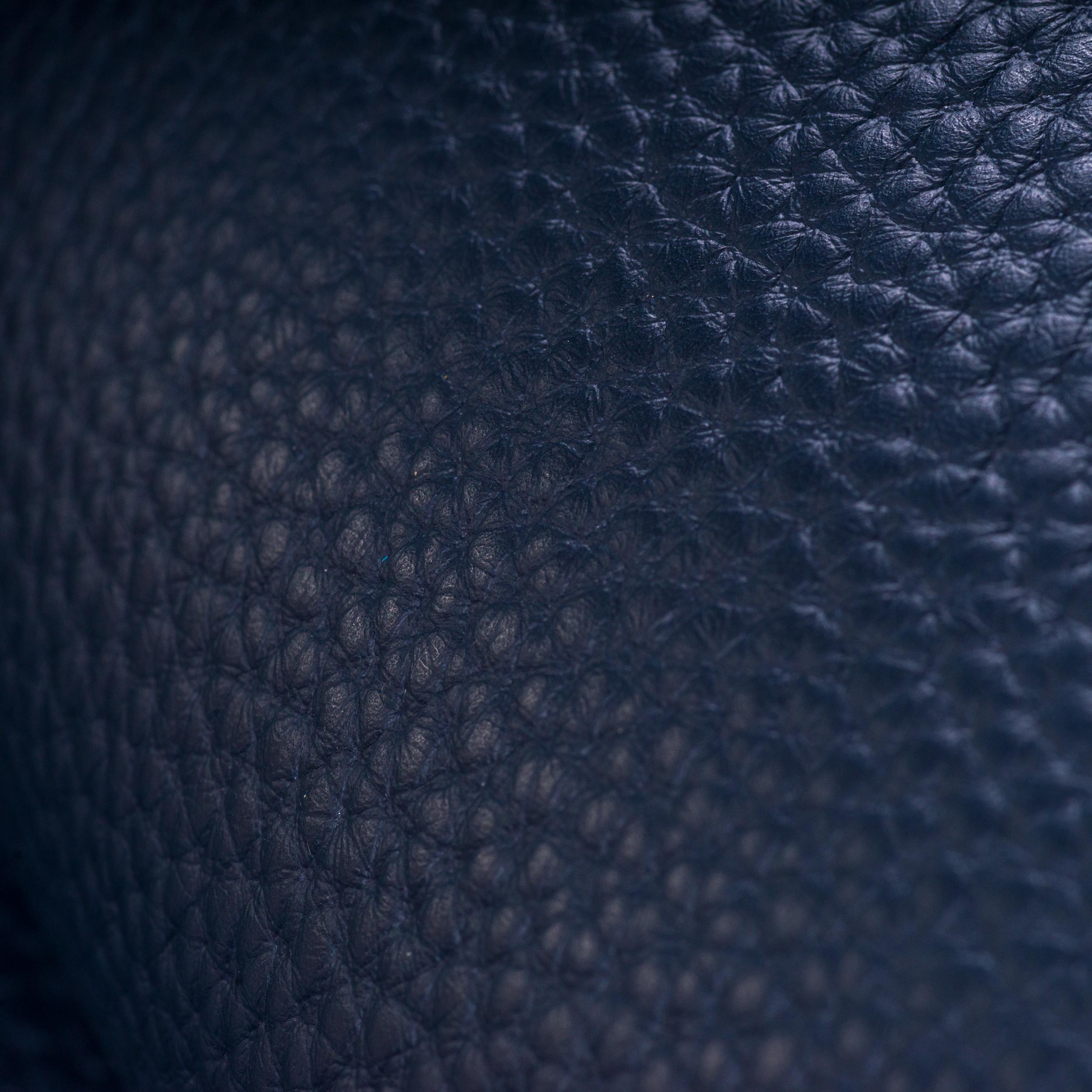  Roche Bobois by Philippe Bouix Navy Blue Leather Cinephile Corner Sofa, 2018 12