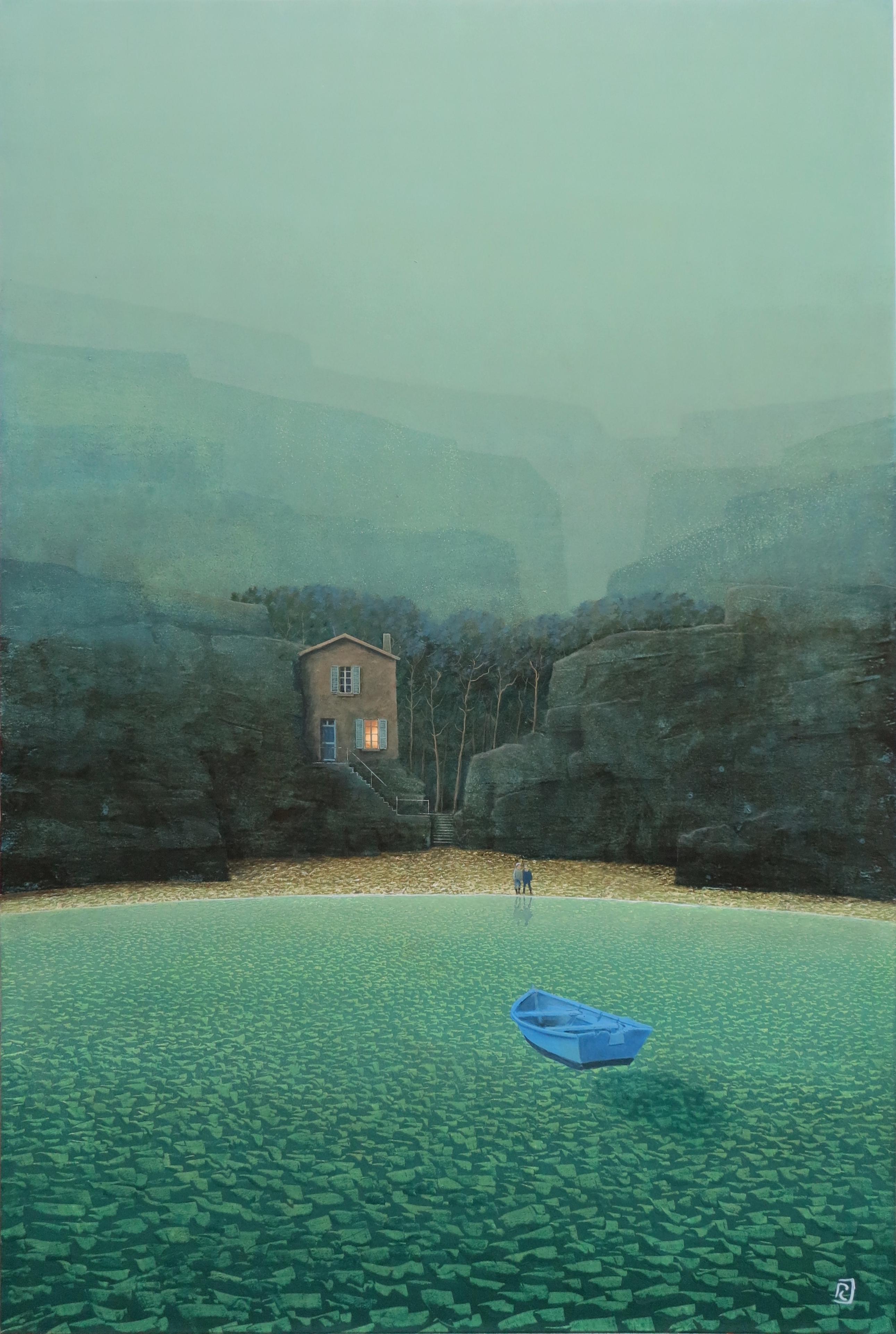 Philippe Charles Jacquet Landscape Painting - les deux freres