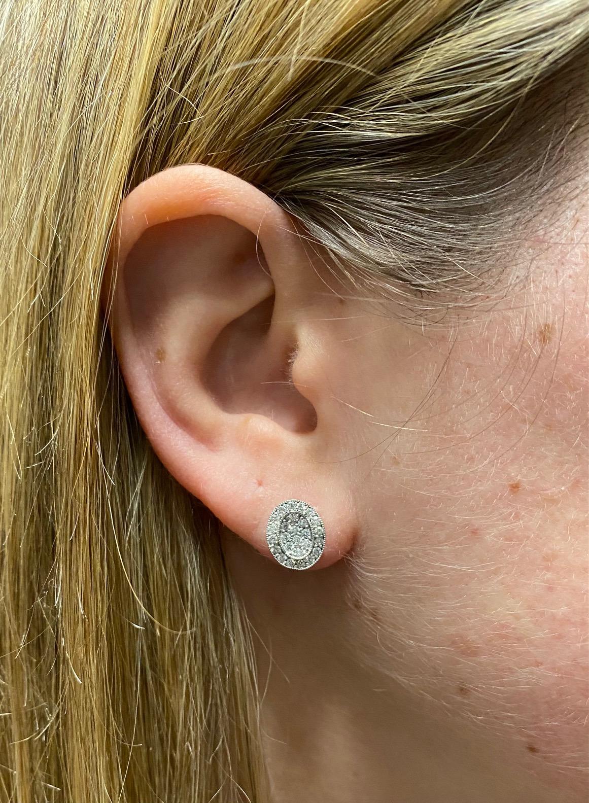 .50 carat diamond earrings