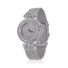 Philippe Charriol Montre en or blanc 18 carats et diamants