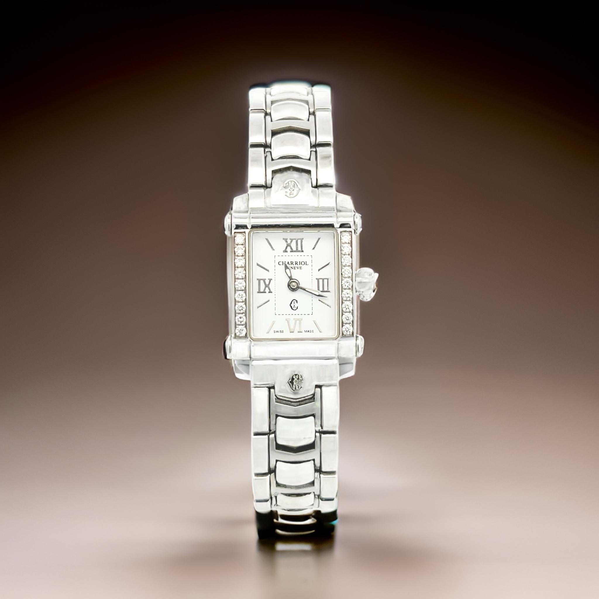 Taille ronde Montre-bracelet pour femme Philippe Charriol Diamond 6,5
