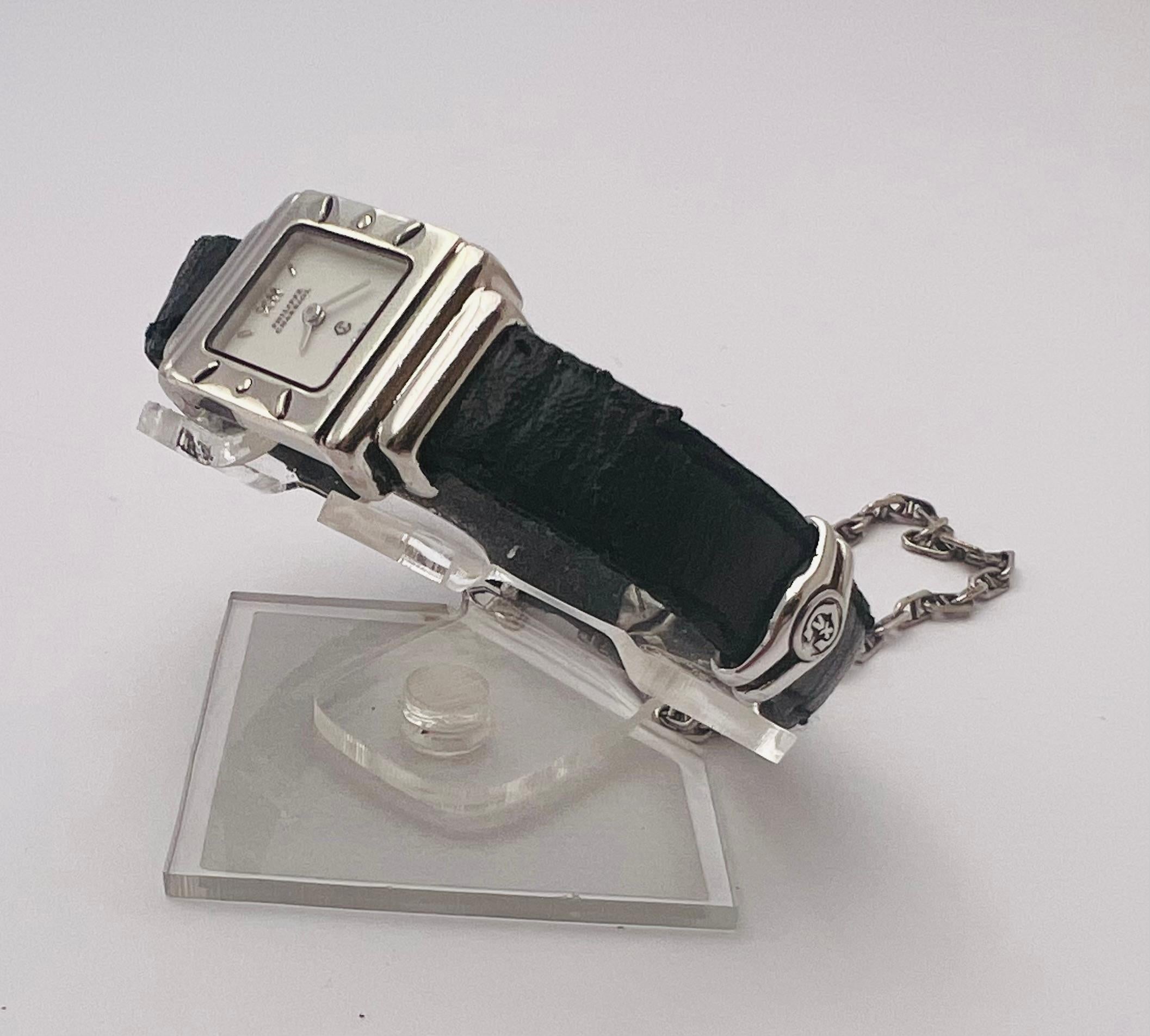 PHILIPPE CHARRIOL Saint-Tropez Sterling Silver Ladies Ref 6007909 Watch In Fair Condition For Sale In Toronto, CA