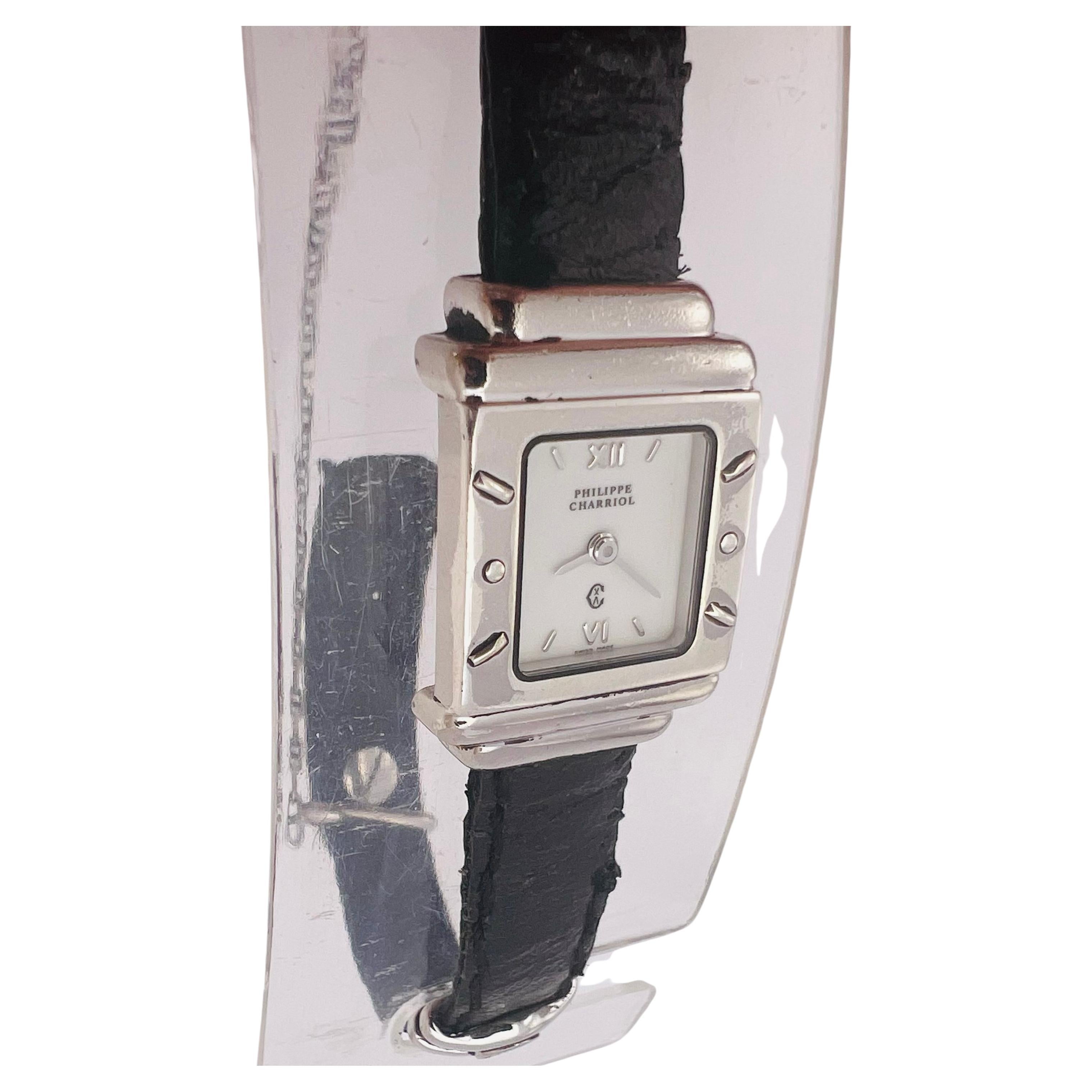 PHILIPPE CHARRIOL Saint-Tropez Sterling Silver Ladies Ref 6007909 Watch For Sale