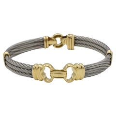 Philippe Charriol Steel & 18 Karat Yellow Gold Bracelet