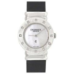Philippe Charriol Sterling Silver Mother of Pearl Dial Ladies Watch