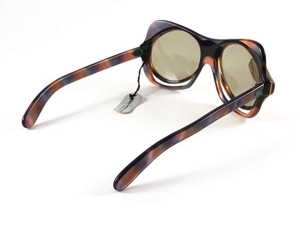 Men's Philippe Chevallier Vintage Avant Garde Translucent Sunglasses, 1960s  For Sale