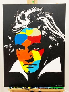 BEETHOVEN, Painting, Acrylic on Canvas