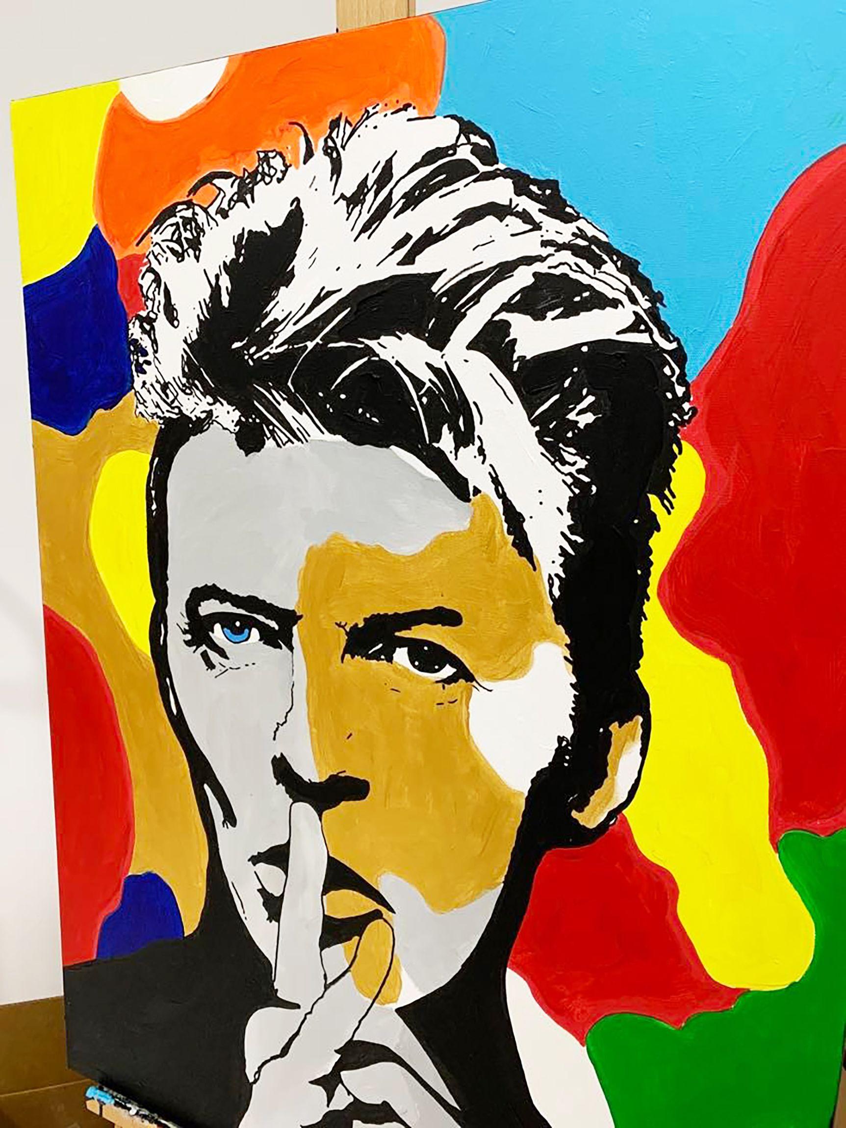 BOWIE (COLORS), Painting, Acrylic on Canvas 1