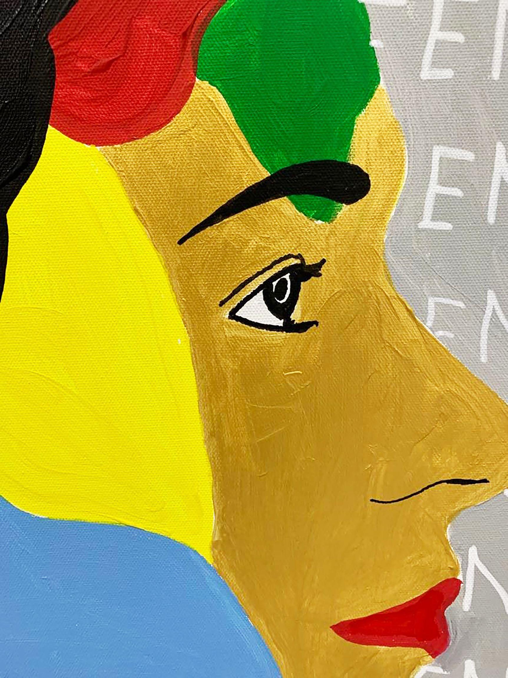 GOD SAVE THE QUEEN, Painting, Acrylic on Canvas For Sale 1
