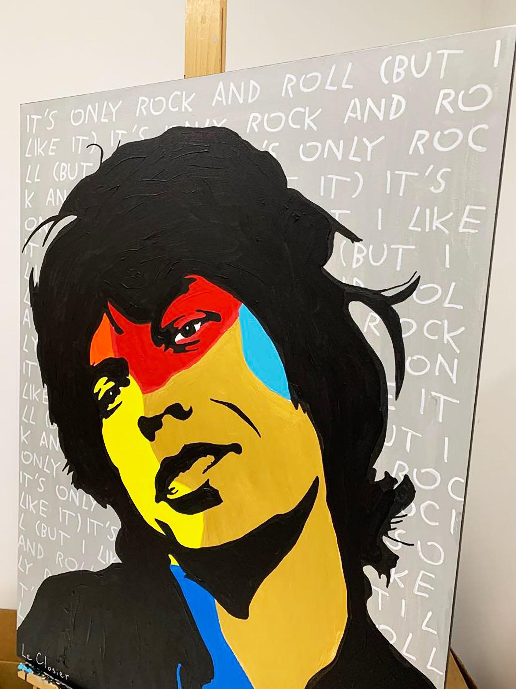 JAGGER, Gemälde, Acryl auf Leinwand im Angebot 2