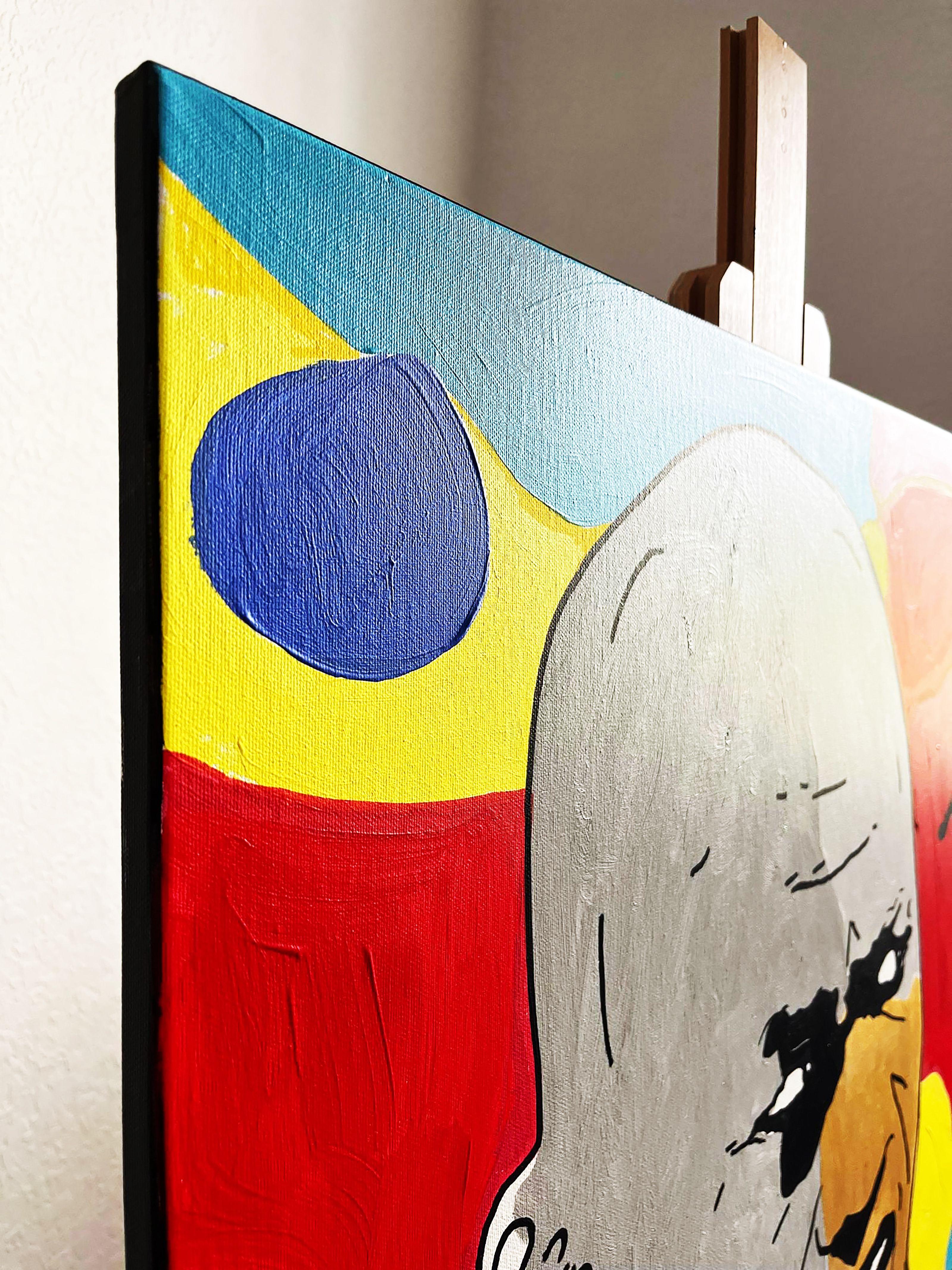 MICHAEL JORDAN, Gemälde, Acryl auf Leinwand im Angebot 1