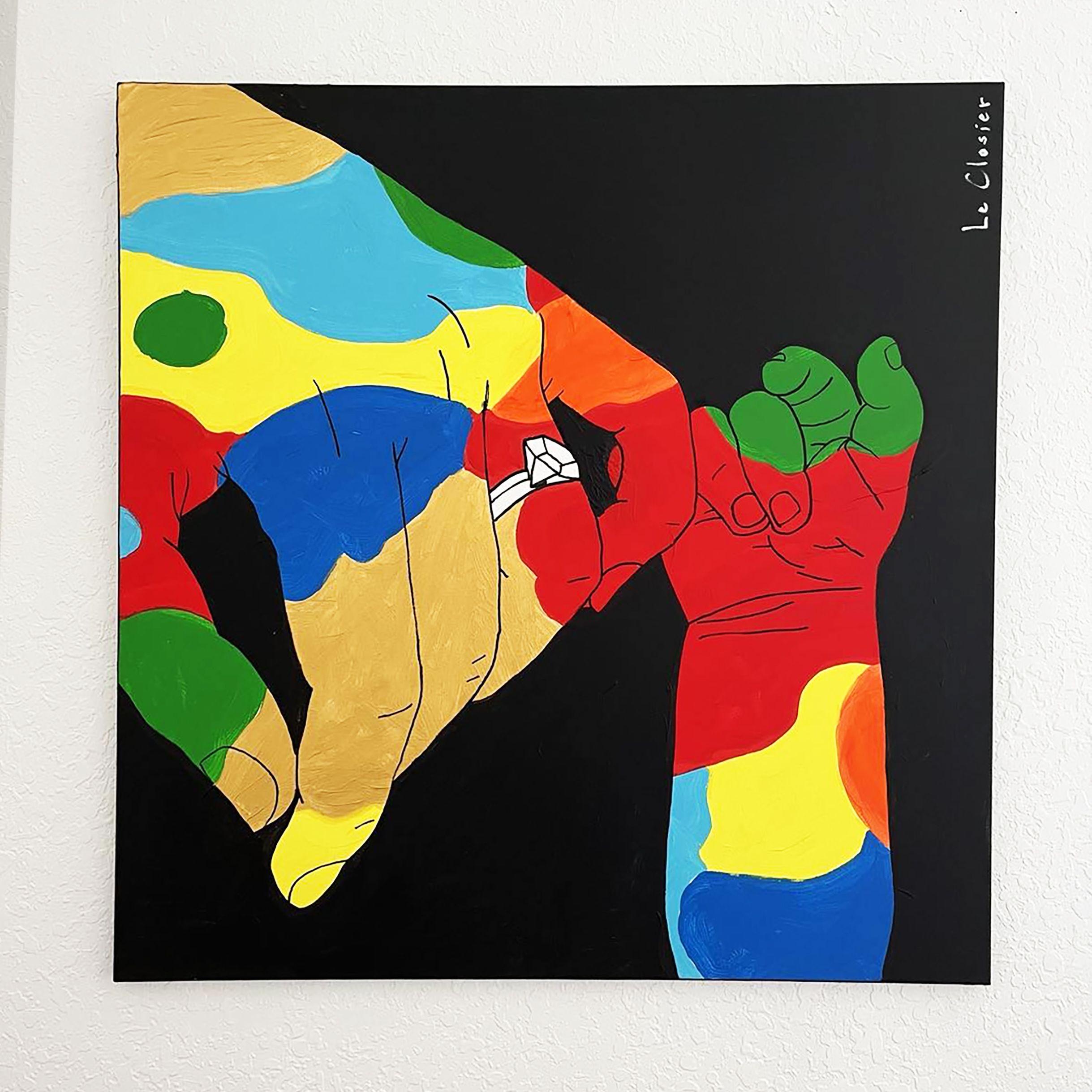 MOM, Painting, Acrylic on Canvas For Sale 1