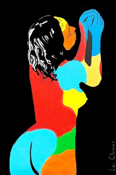 NUDE #12, Pintura, Acrílico sobre lienzo