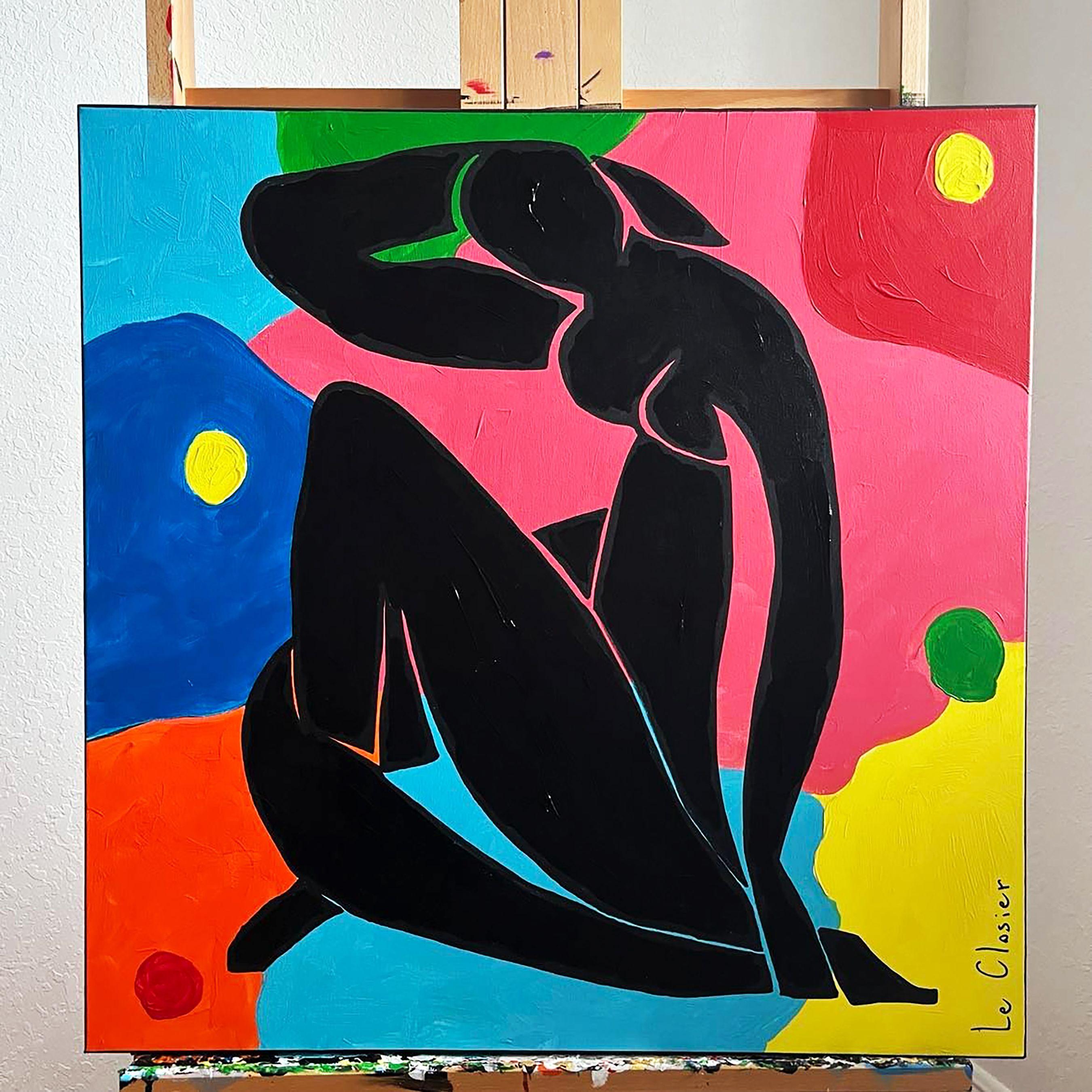 NUDE III, Pittura, Acrilico su tela - Painting Pop Art di Philippe Colpaert (Le Closier)