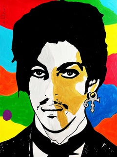 PRINCE, peinture, acrylique sur toile