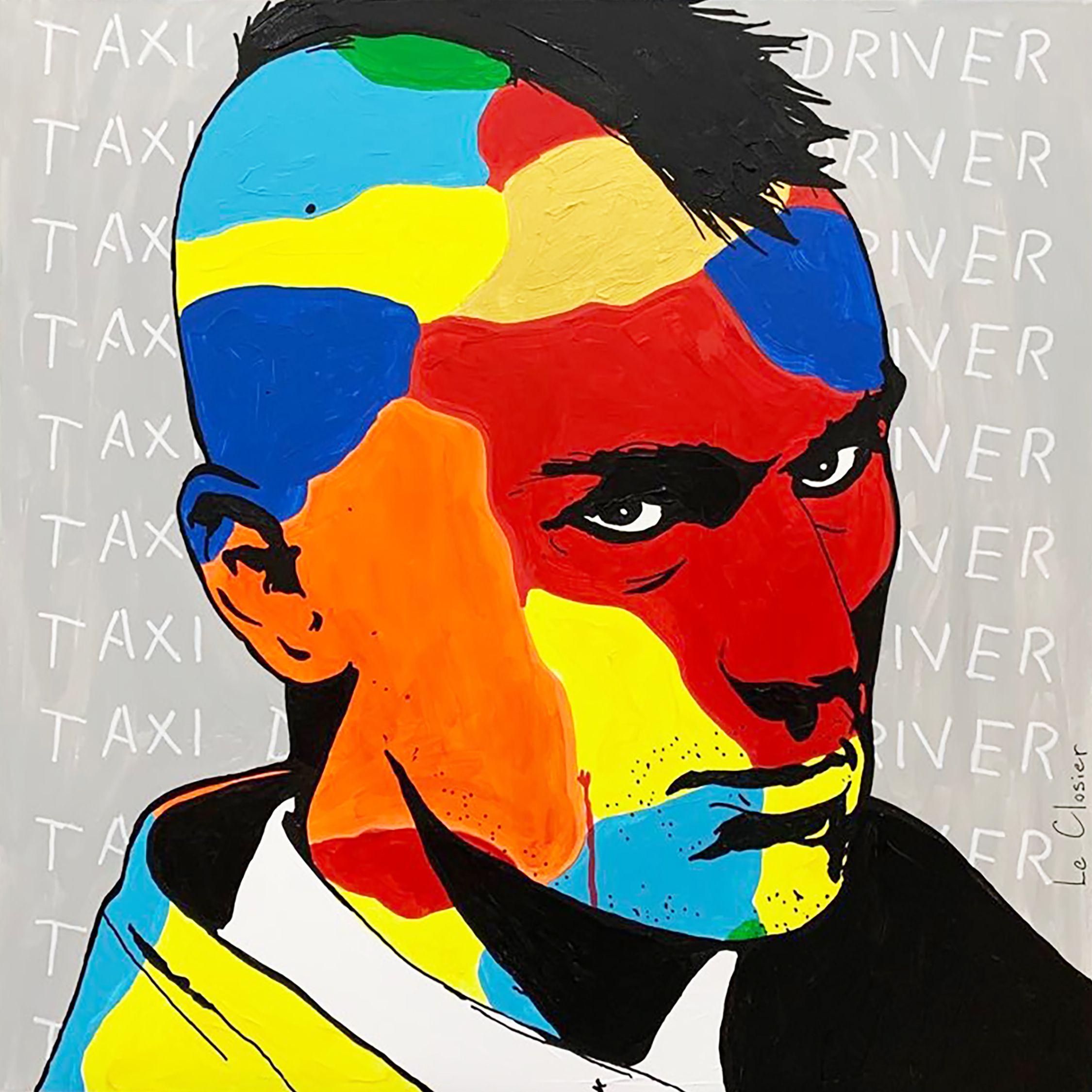 TAXI DRIVER, Gemälde, Acryl auf Leinwand