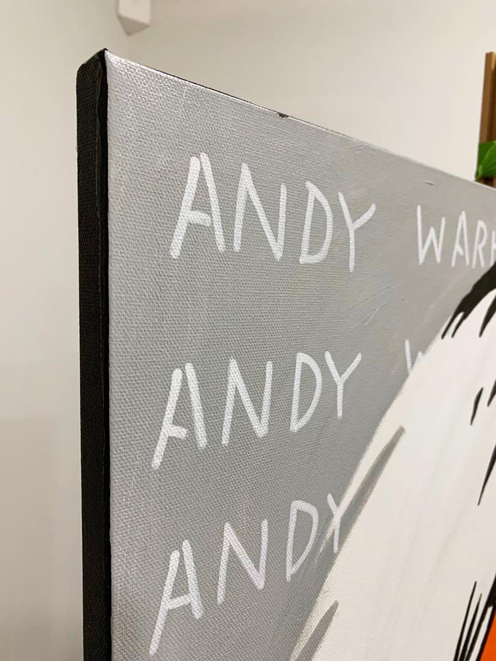 WARHOL, Gemälde, Acryl auf Leinwand im Angebot 1