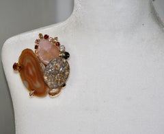 Philippe Ferrandis Broche en agate