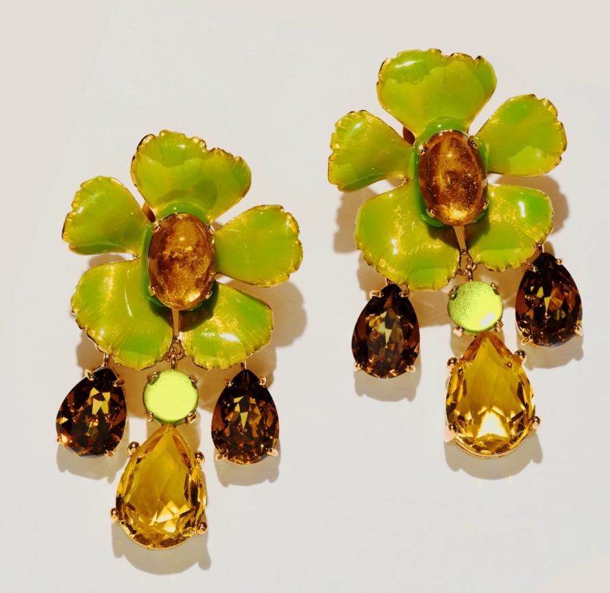 Philippe Ferrandis Boucles d'oreilles à pince Bagatelle en vente 6