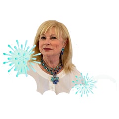 Philippe Ferrandis Boucles d'oreilles Baléares Aqua Clips