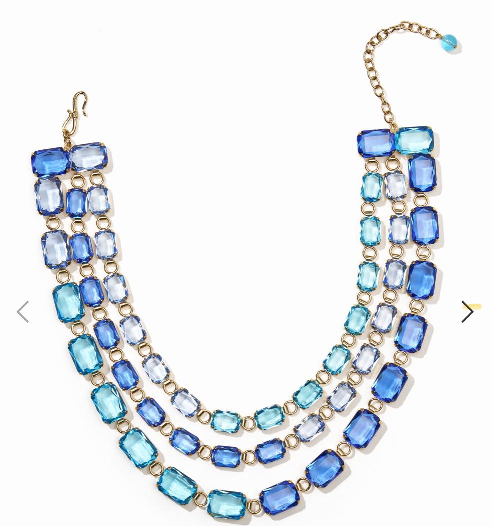 Philippe Ferrandis Baléares Aqua Clip Earrings In New Condition In Virginia Beach, VA