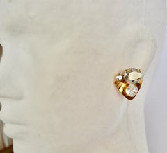 Philippe Ferrandis Clips d'oreilles Barbados transparents