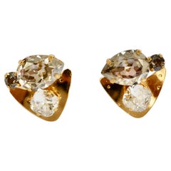 Philippe Ferrandis Clips d'oreilles Barbados transparents