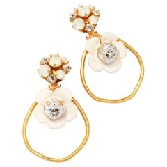 Philippe Ferrandis Blossom Clip Earrings 