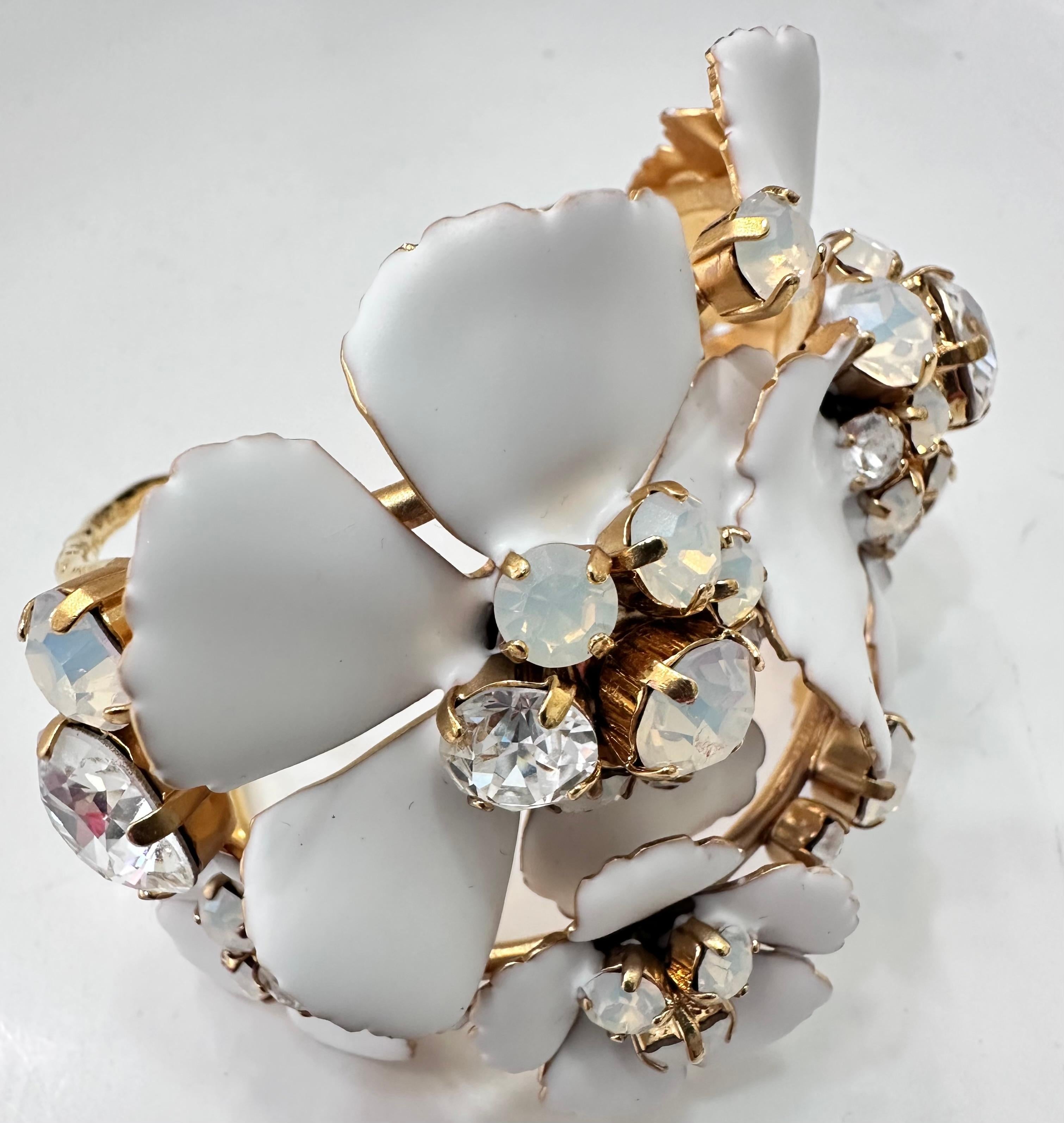 Philippe Ferrandis Blossom Cuff In New Condition In Virginia Beach, VA