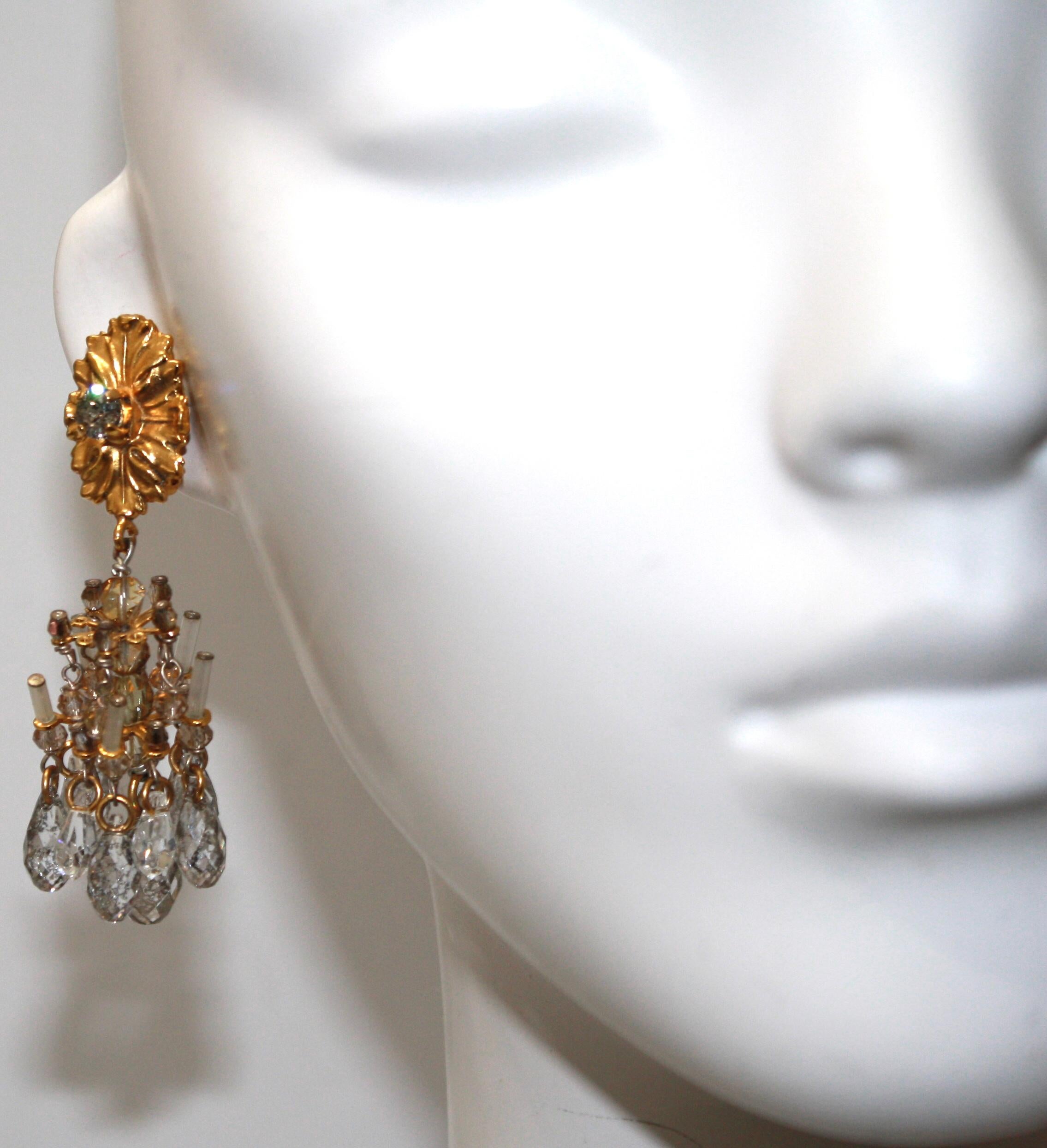 candelabra earrings