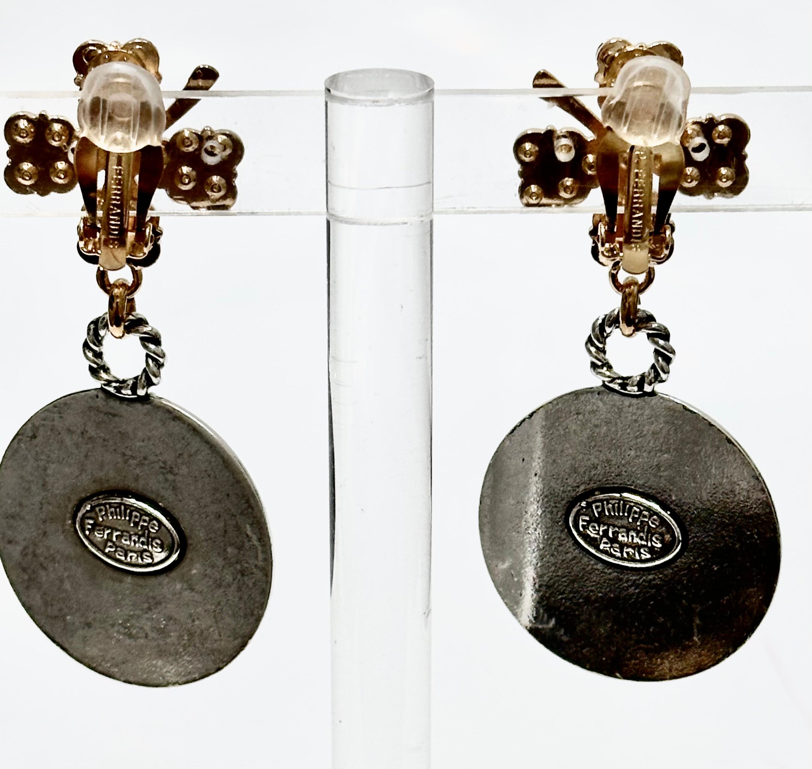 Philippe Ferrandis Córdoba Clip Earrings For Sale 2