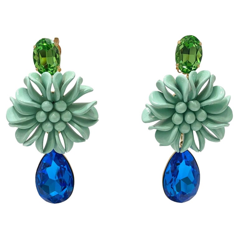 Philippe Ferrandis limited séries Clip Earrings  For Sale