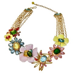 Philippe Ferrandis Chocker à fleurs multiples