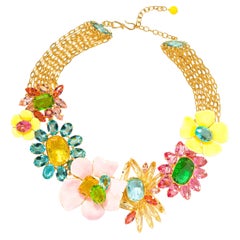 Philippe Ferrandis Multi Flower Chocker