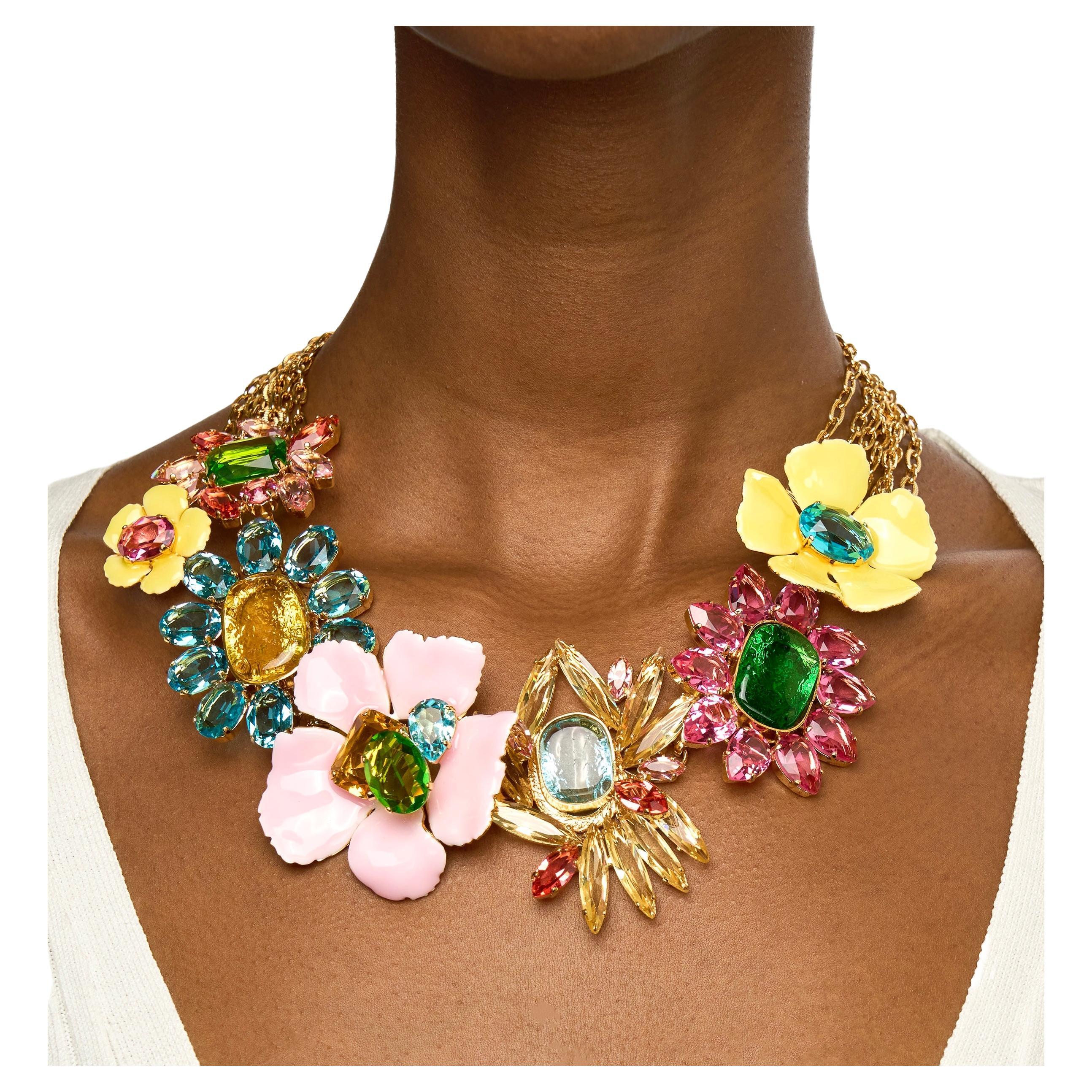 flower chocker necklaces