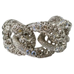 Philippe Ferrandis One of A Kind Swarovski Crystal Cuff