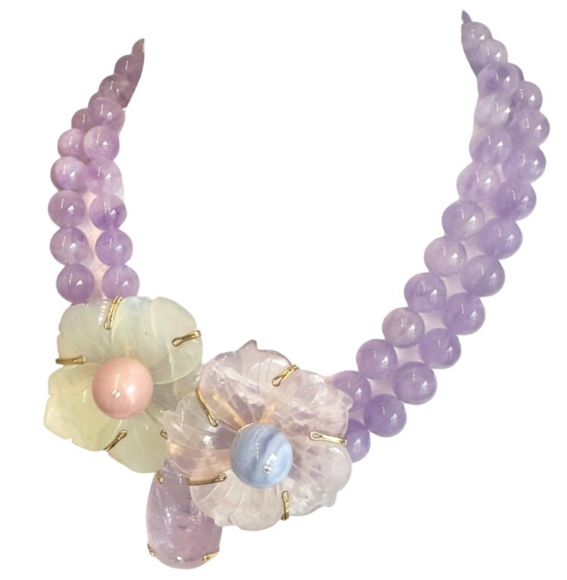 Philippe Ferrandis Pastel Clip Earrings For Sale 2