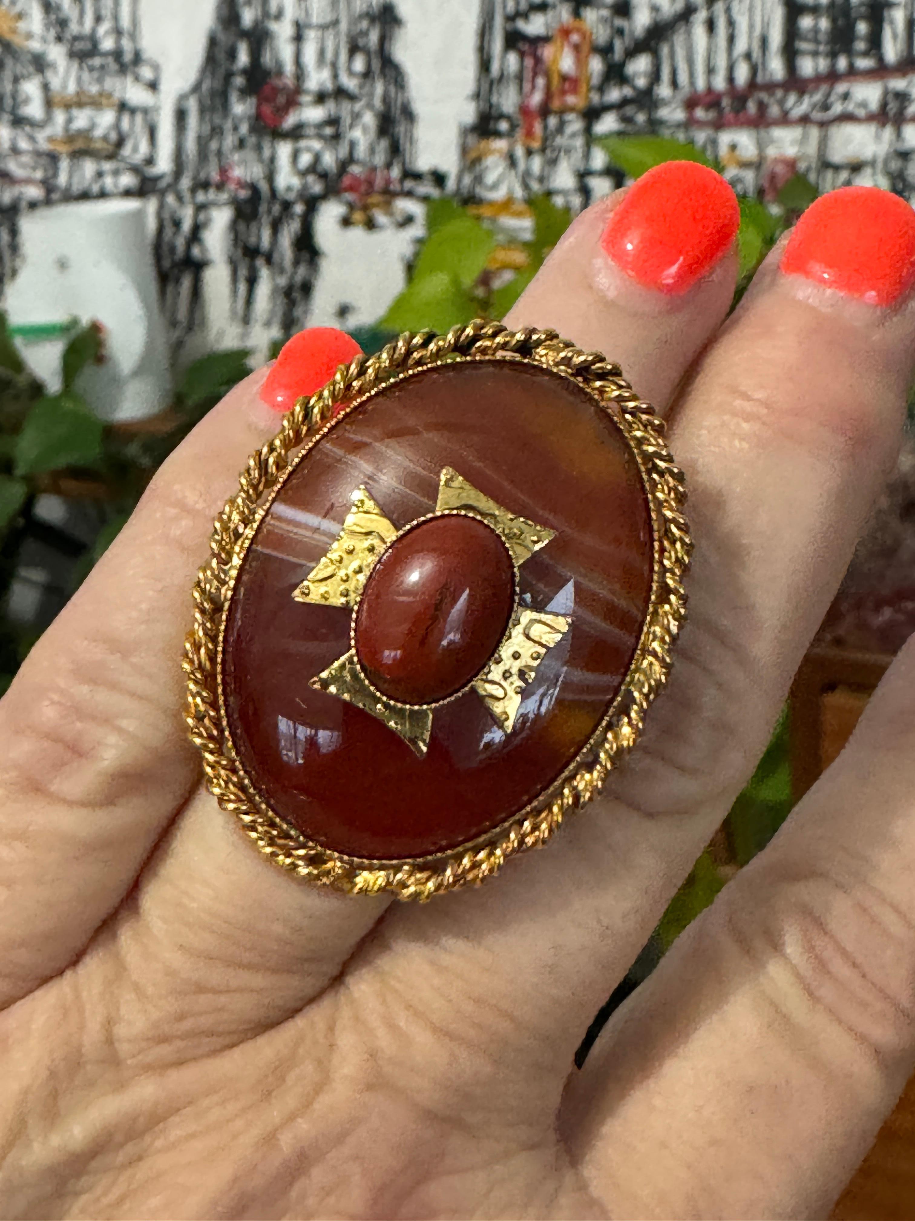 Philippe Ferrandis Bague Malte Gripoix en verre coulé en forme de croix  1990s en vente 5