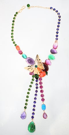 Philippe Ferrandis Unique Butterfly Necklace
