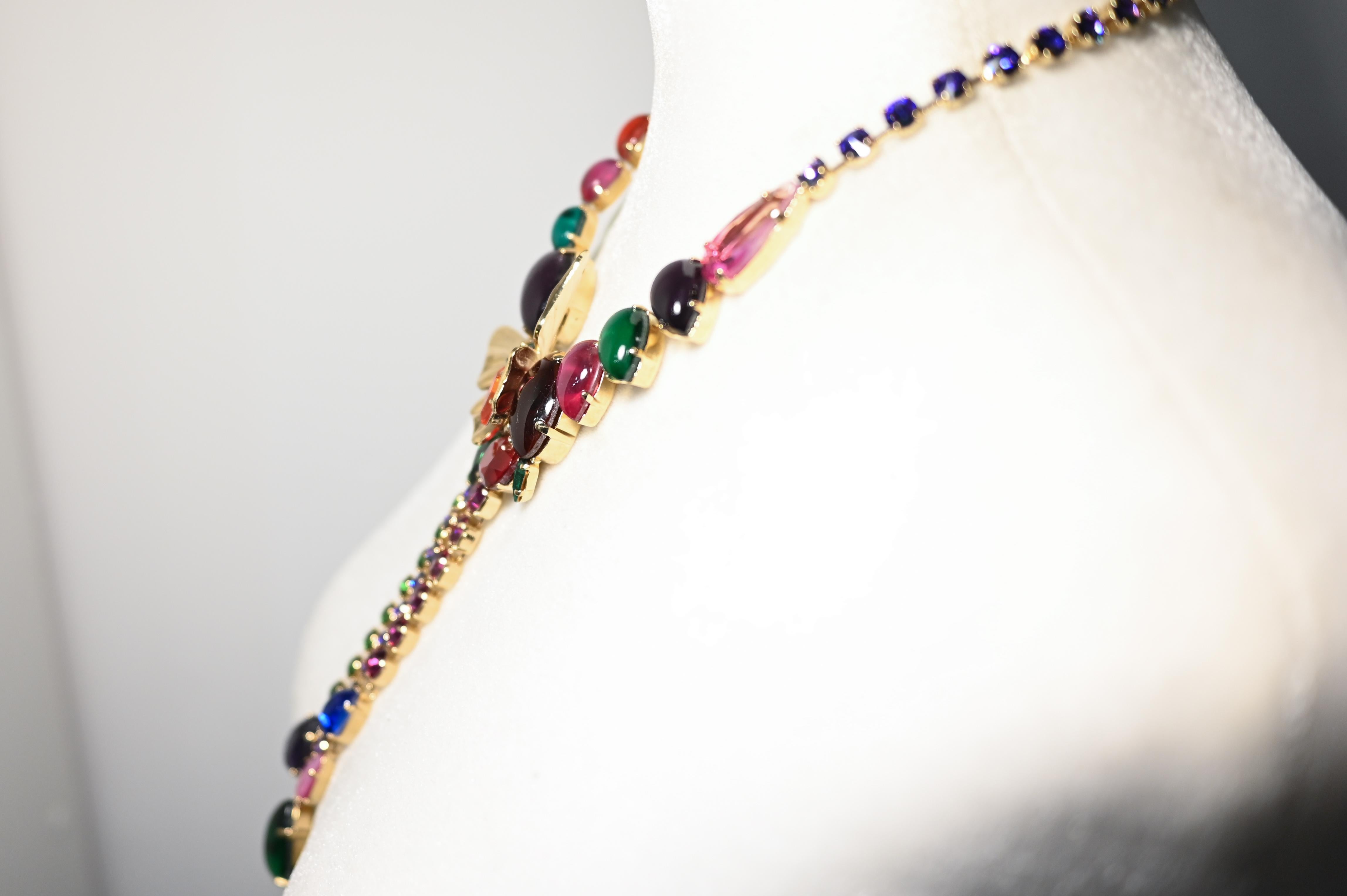 Collana di farfalle uniche di Philippe Ferrandis in vendita 1