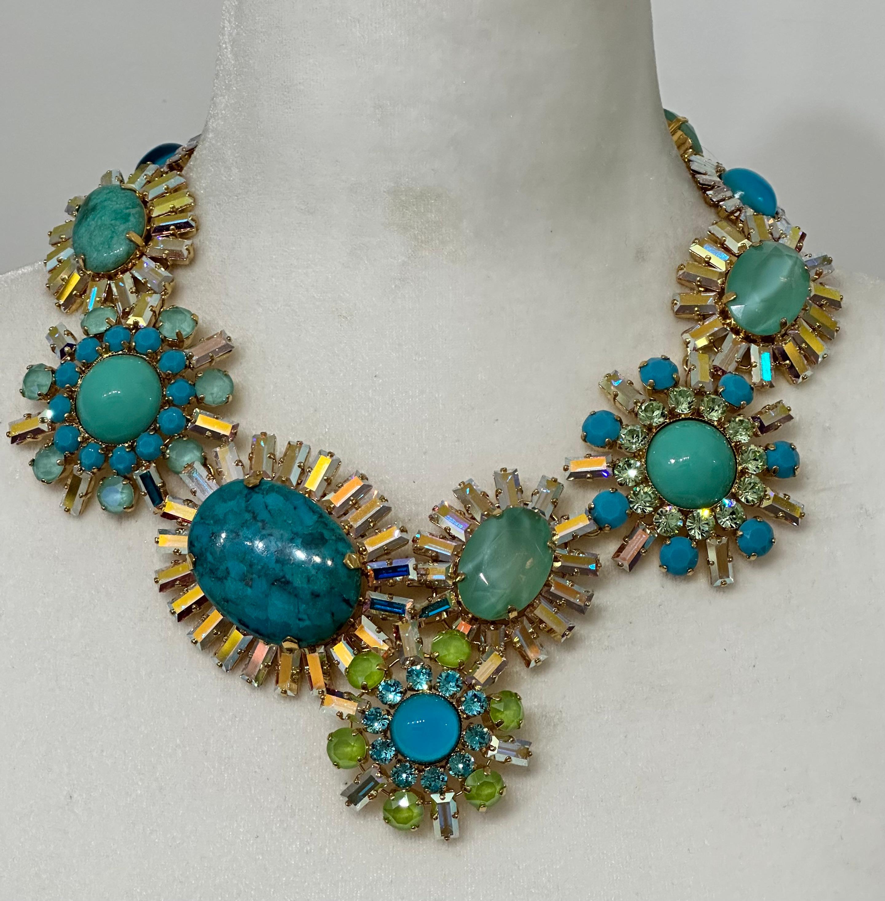 Philippe Ferrandis Chocker Único En Aqua Artista en venta