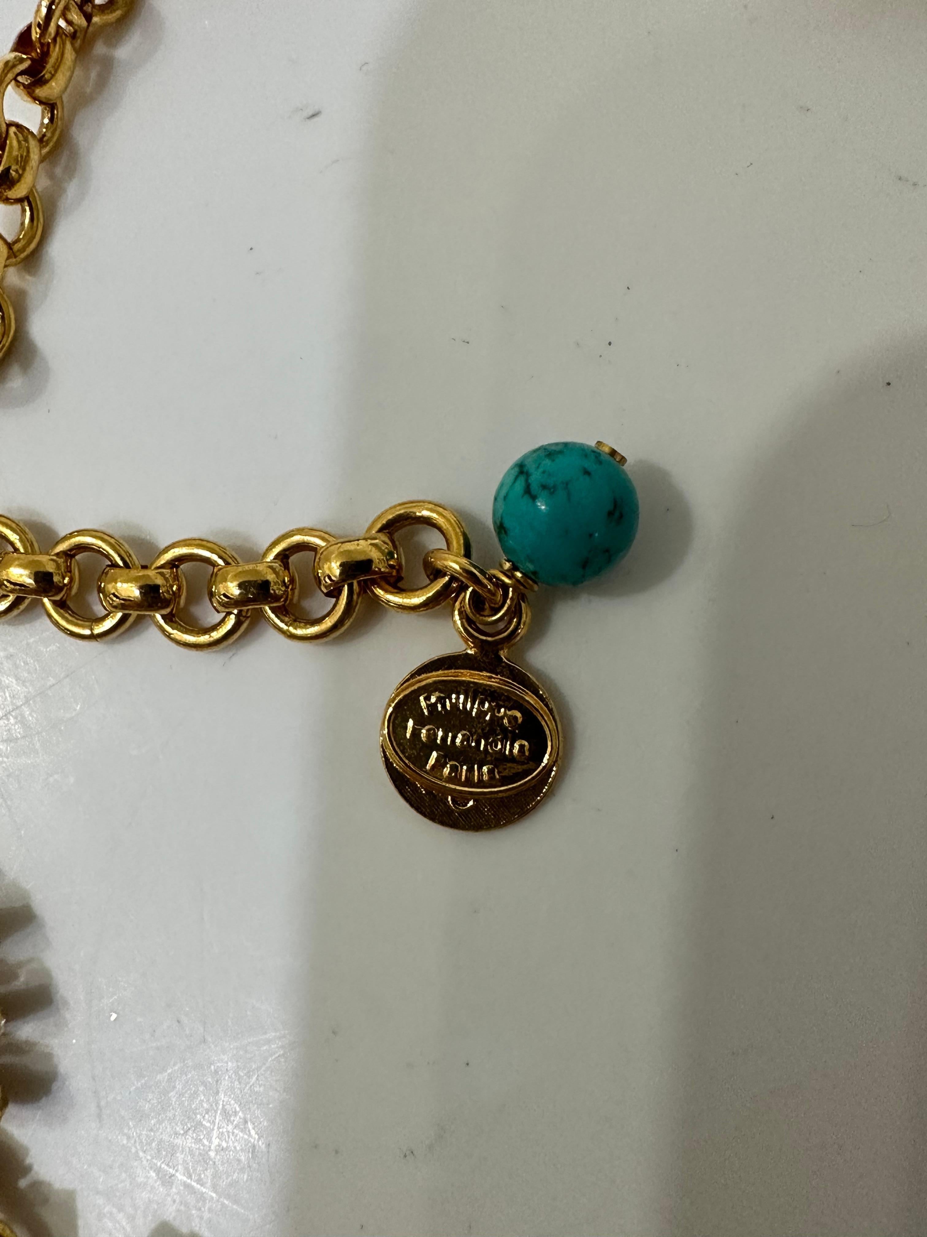 Philippe Ferrandis Chocker Único En Aqua en venta 4