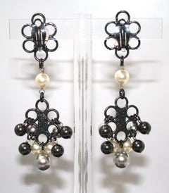 Philippe Ferrandis Vintage Clip Earrings